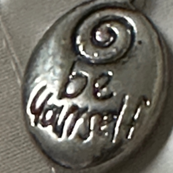 Handmade – NWOT – 925 SS plated charm bracelet. Orange beads. Relationship Charm - Picture 13 of 16